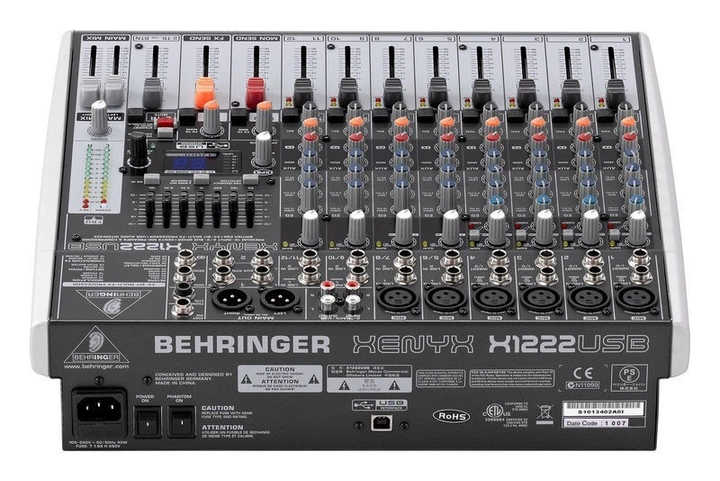 Микшерный пульт ​Behringer Xenyx X1222USB – фото, отзывы