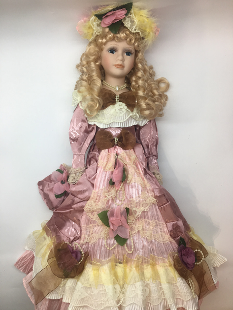 Фарфоровые куклы/ Коллекционная кукла с ручной росписью лица