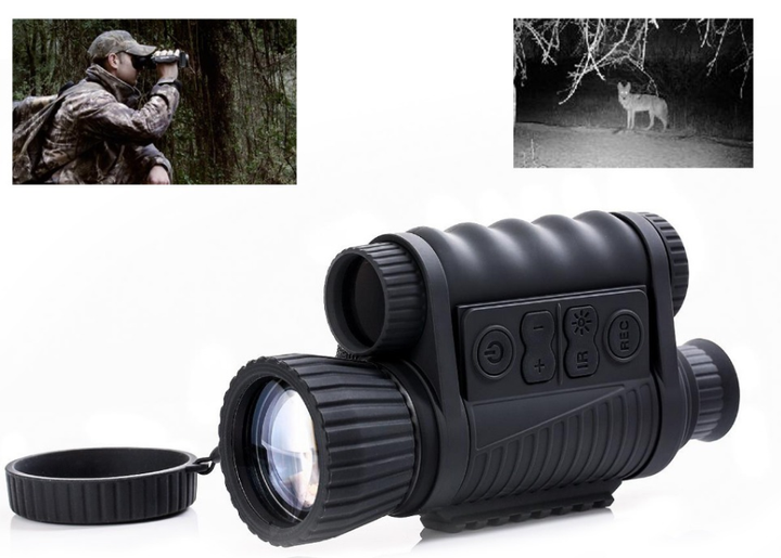 Цифровий прилад нічного бачення бінокль Camorder WG650 5-кратний zoom з функцією запису для мисливців та рибалок - зображення 2