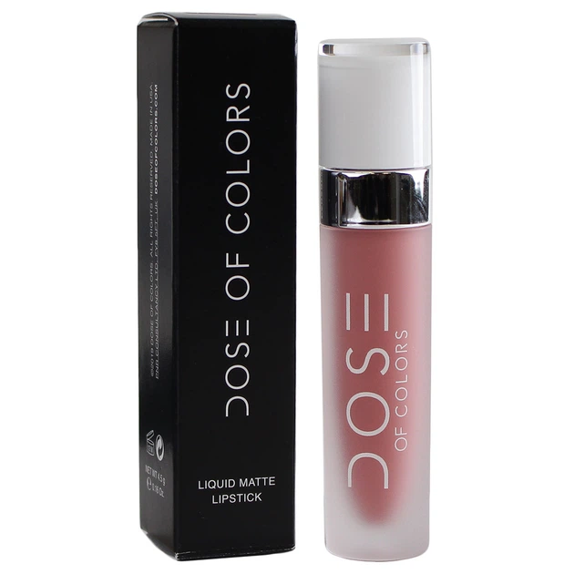 Жидкая матовая помада Dose Of Colors Liquid Matte Lipstick Flirty 6 г - изображение 5