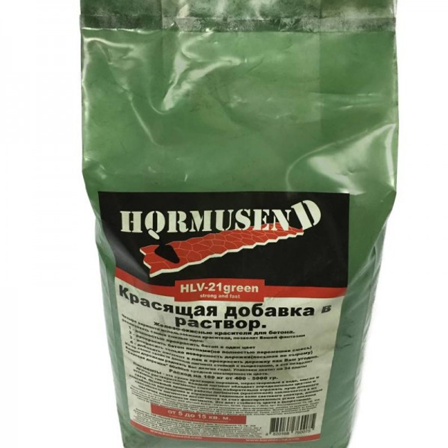  для бетона пигмент Hormusend HLV-21 2 кг Green – фото, отзывы .