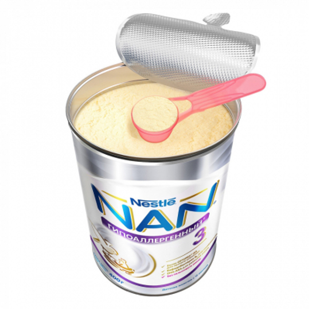 Дитяча суміш Nestle NAN 3 Гіпоалергенний +12 міс. 400 г (1000238) - зображення 4