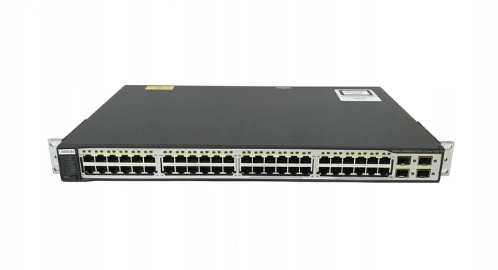Cisco Catalyst WS-C3750V2-48PS-S L3スイッチ Покупайте Cisco WS-C3750V2-48PS-S — Коммутатор управляемый L3 Fast