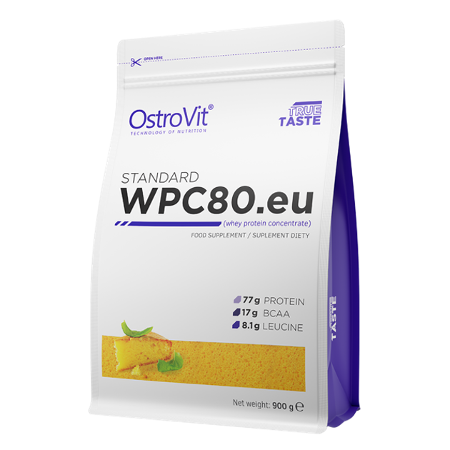 Протеин Ostrovit WPC 80 Eu standart 900 грамм Вкус Бисквит (720678 ...