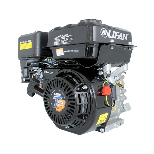 Двигатель LIFAN 6,5 л.с. 168F-2L (200) (вал d20 мм) с редуктором 1:2