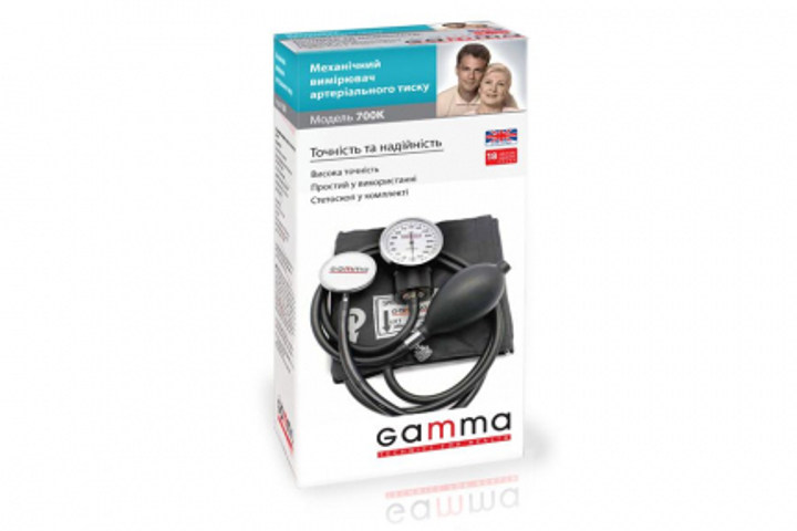 Тонометр Gamma 700K механічний гарантія 18 місяців - зображення 1