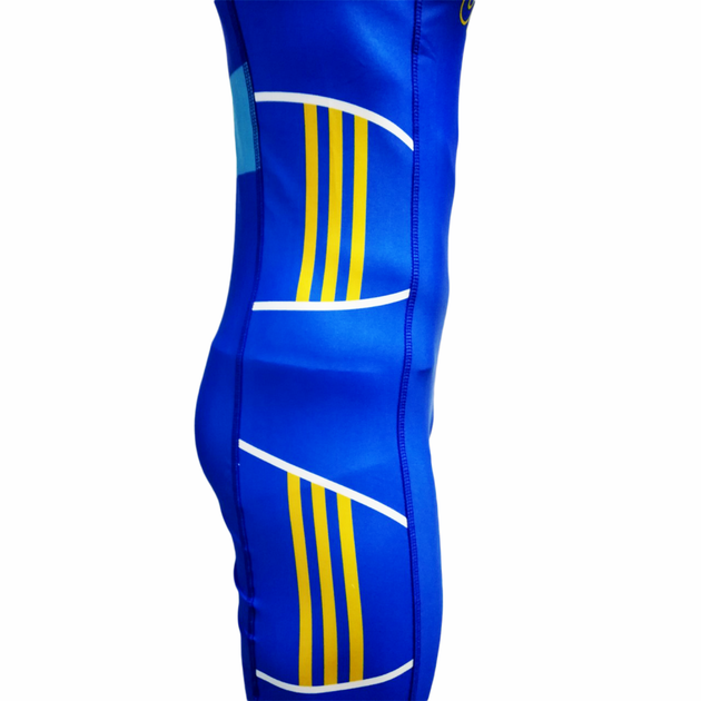 Трико борцовское Adidas UWW Ukraine Blue/Yellow S - изображение 4