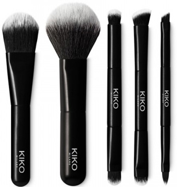 Набор кистей для нанесения макияжа Kiko Milano Travel Kit 5 шт 8025272641739 в интернет 3305