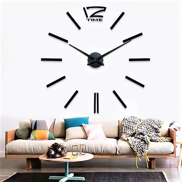 Установка diy clock на стену