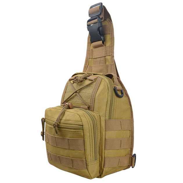 Повсякденна тактична сумка 26x20x8 см жовта 50413 - зображення 1
