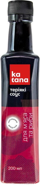 Соус соєвий Katana Теріякі 200 мл (4820179361612) - зображення 1