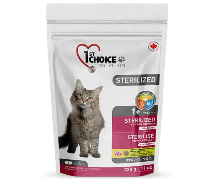 Сухой корм для кошек 1st Choice Sterilized Chicken для стерилизованных ...