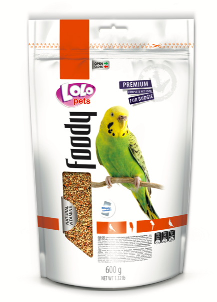 Полнорационный корм Lolopets Doypack для попугаев 600г - Фото 3 Полнорационный корм Lolopets Doypack для попугаев 600г - изображение 3