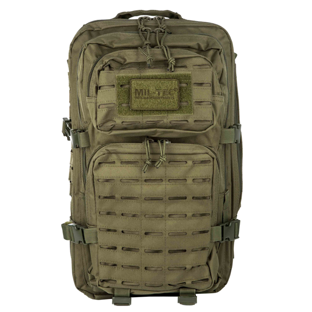 Рюкзак тактический Mil-Tec US Assault Pack LG Laser Cut 36 л Olive - изображение 1