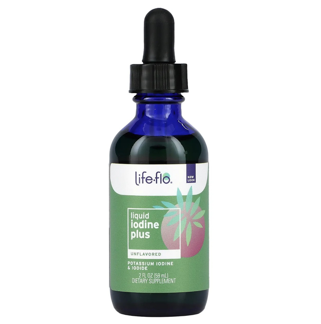 Жидкий йод плюс (йодид калия) Life-flo Liquid Iodine Plus для здоровья ...