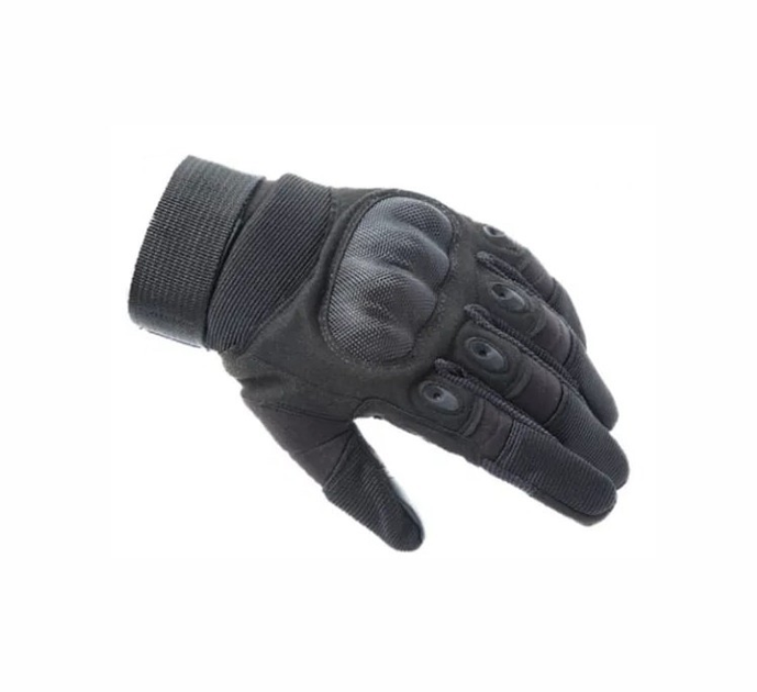 Закриті тактичні рукавички Чорні Розмір L (2105224212) - зображення 1