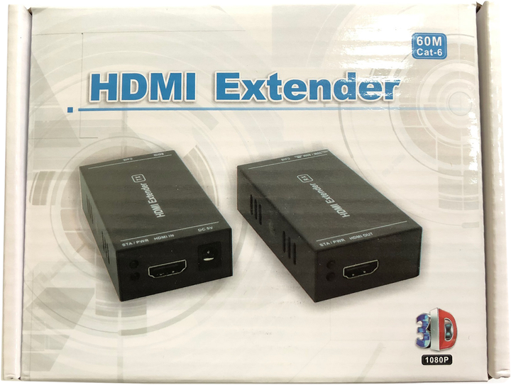 Удлинитель HDMI сигнала Atcom HDMI extender по витой паре до 60 м ...
