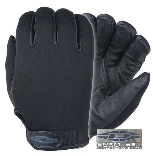 Тактичні неопренові мембранні рукавички Damascus Stealth X™ - Neoprene w/ Thinsulate® insulation & waterproof liners DNS860L Large, Чорний - зображення 2