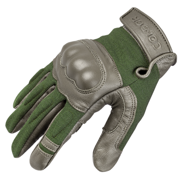 Тактичні вогнетривкі рукавички Номекс Condor NOMEX - TACTICAL GLOVE 221 Medium, Sage (Зелений) - зображення 1