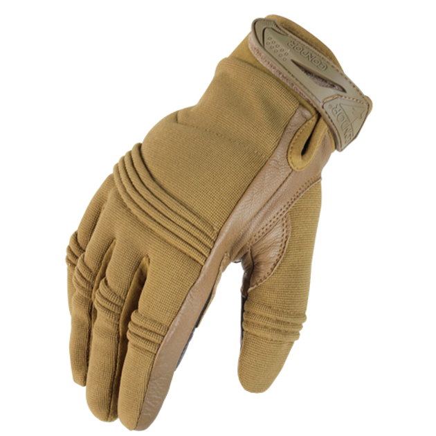 Тактичні сенсорні рукавички тачскрін Condor Tactician Tactile Gloves 15252 Medium, Тан (Tan) - зображення 1