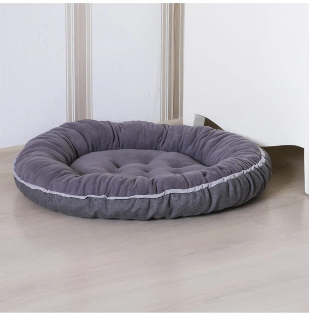 Legowisko dla psów i kotów FX Home okrągłe 56x56 x10 cm Grey (2820000013156) - obraz 8