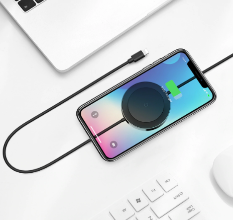 Беспроводное зарядное устройство Baseus iP Cable Wireless Charger, Black (WXCA-01) - изображение 3