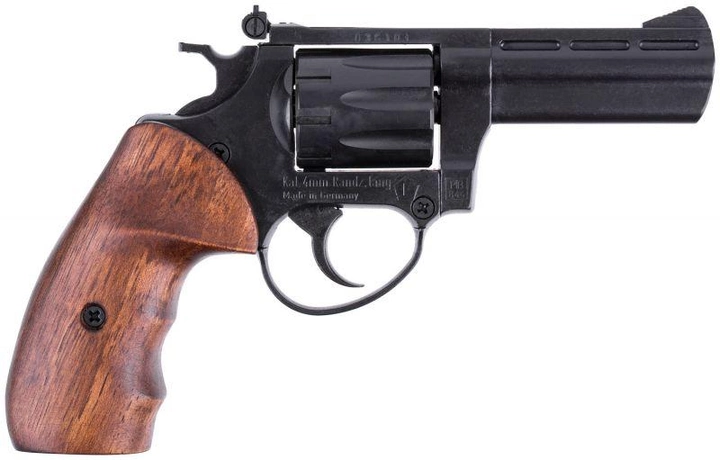 Револьвер под патрон Флобера Cuno Melcher ME 38 Magnum 4R (черный, дерево) (1195.00.18) - изображение 2