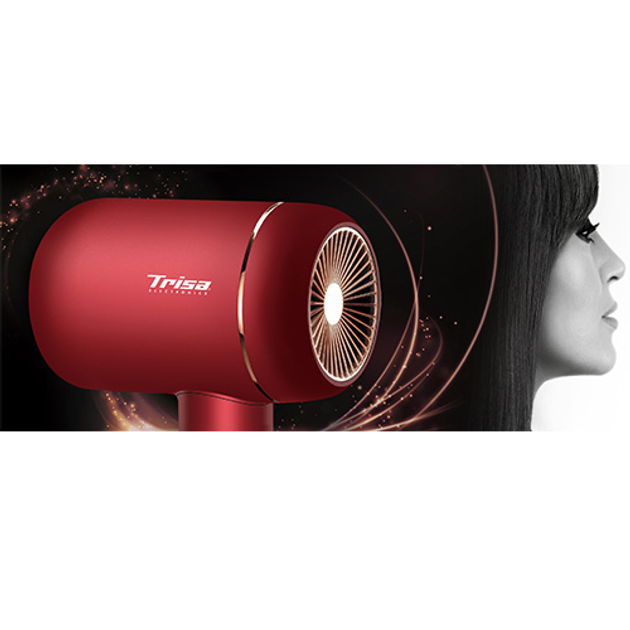 Фен Trisa 1050.8112 Ultra Ionic Pro красный - изображение 7