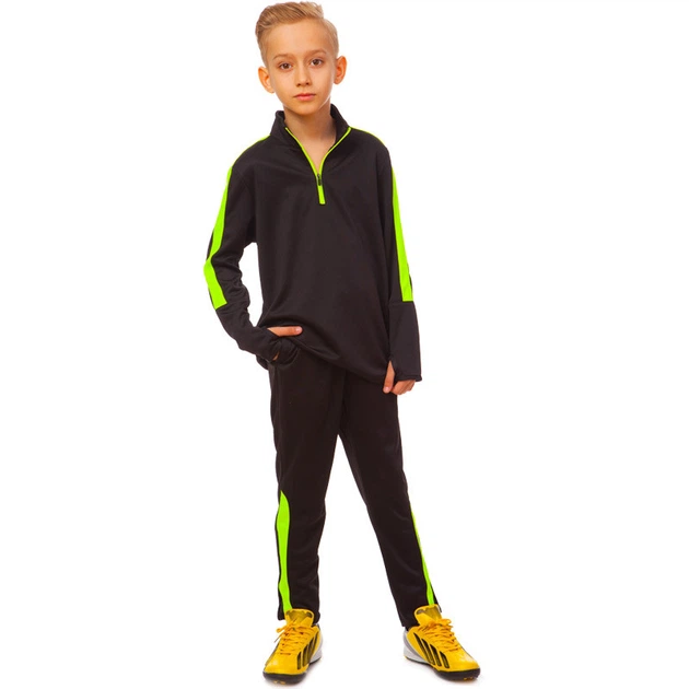 Костюм спортивний дитячий Zelart Dress LD-2002T зростання 125-135 см (26) Black-Green - Фото 1 Костюм спортивний дитячий Zelart Dress LD-2002T зростання 125-135 см (26) Black-Green - зображення 1