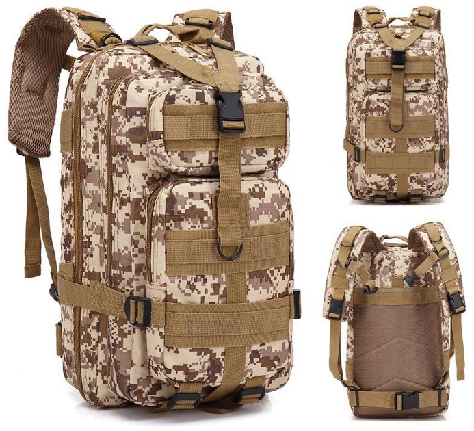 Рюкзак тактичний Info-Tech Backpack IPL005 30 л Coyote (5903899420174) - зображення 2