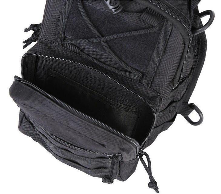 Сумка тактическая военная рюкзак ABX 600D Чёрный - изображение 2
