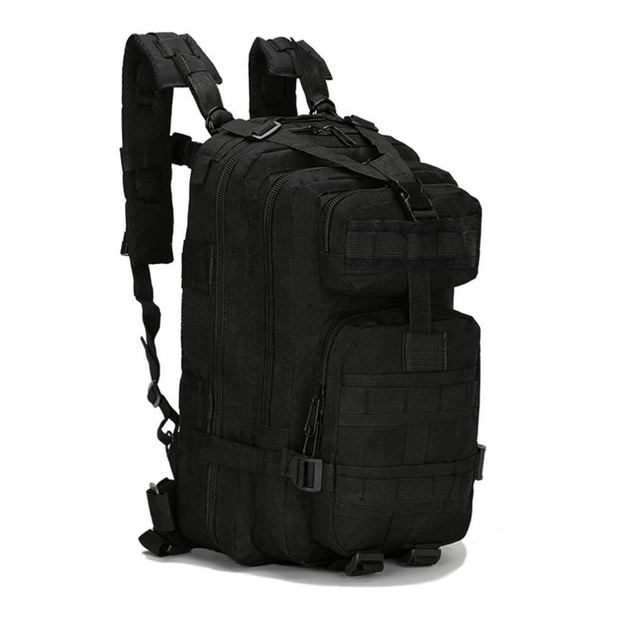 Военный тактический штурмовой рюкзак Defcon 5 на 25 литров "NP-9" Черный - изображение 1