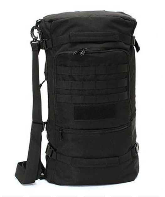 Сумка-рюкзак тактическая VR R101 черная, 50 л - изображение 1