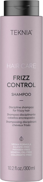 Акція на Шампунь Lakme для неслухняного або кучерявого волосся Teknia Frizz Control Shampoo 300 мл від Rozetka