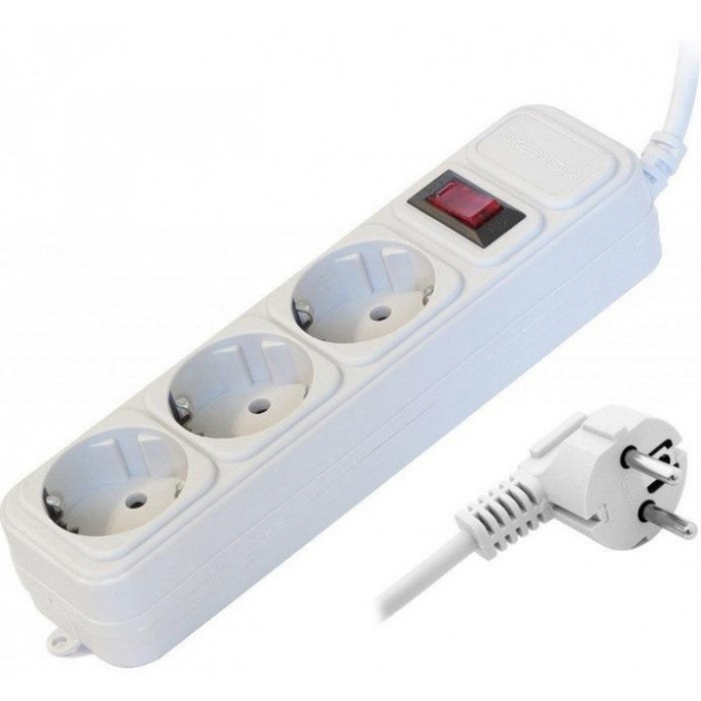 Удлинитель - Cетевой фильтр Greelite на 3 розетки 5 метров кабель ...