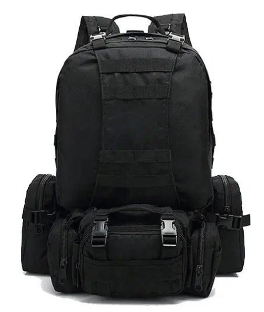 Тактичний рюкзак MIL-TEC 55 л Чорний - зображення 1