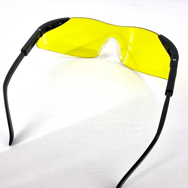 Очки тактические защитные противоосколочные Reis желтые класс защиты 1 - изображение 2