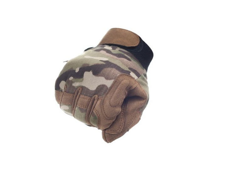 Камуфляжные Легкие Тактические Перчатки (Размер L) — Multicam - изображение 2