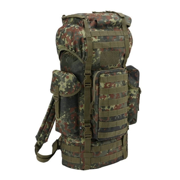 Военный тактический рюкзак Brandit Molle Battle FLECKTARN Камуфляж 65 л - изображение 1
