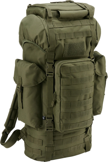 Военный тактический рюкзак Brandit Molle Battle Olive 65 л - изображение 1