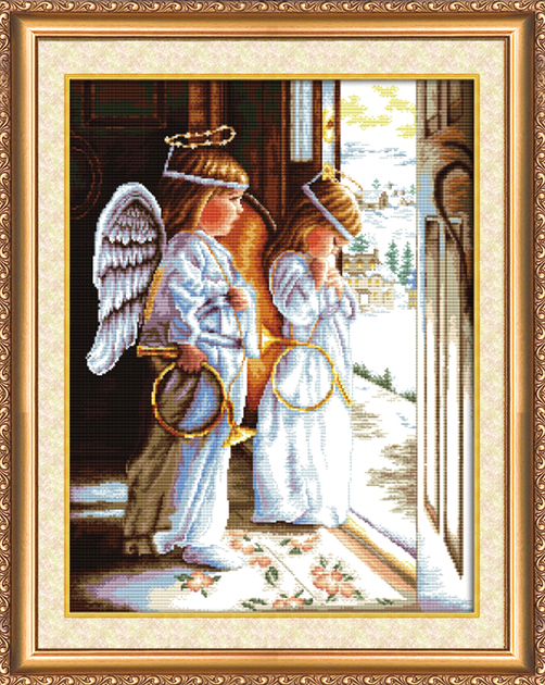 Набор для вышивания нитками 9952 Angel of Cross Stitch (Ангел Вышивки Крестом) Design Works , США