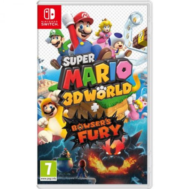 Nintendo Switch (OLED model) White + Игра Super Mario 3D