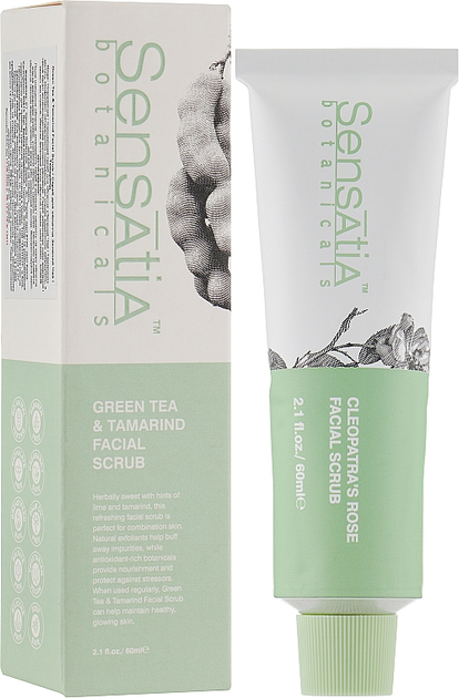Скраб для лица "Зеленый Чай и Тамаринд" - Sensatia Botanicals Green Tea ...