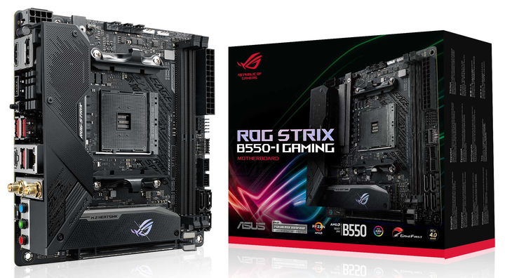 AMD Ryzen 5600X + ROG B550-I + 32GBメモリ AMD Ryzen 5600X + ROG B550-I + 32GBメモリ ASUS ROG Strix B550-I Gaming