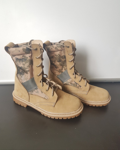 Берцы летние облегченные, обувь для военных KROK BL1, 36 размер, хаки, 01.36 - изображение 1