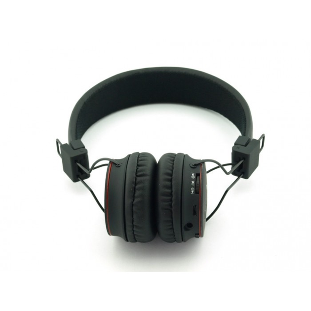 Беспроводные Bluetooth Наушники с MP3 плеером NIA-X2 Радио блютуз Чёрные - изображение 3