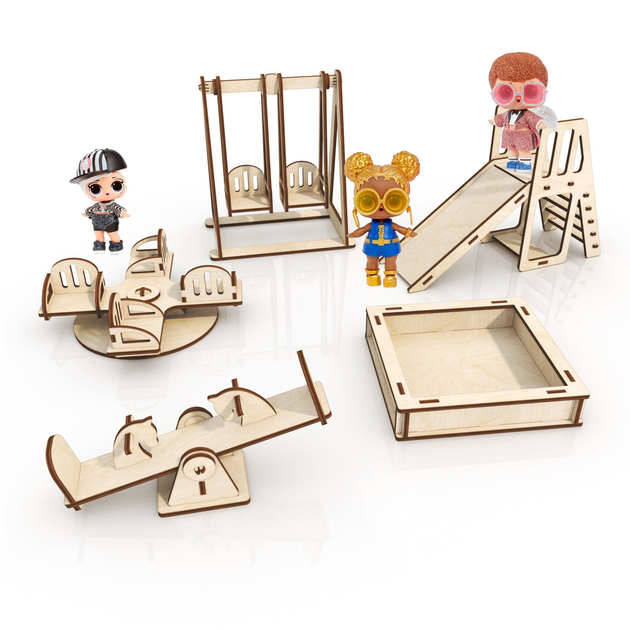 Идеи на тему «Мини детская площадка для кукол» (11) | площадка, поделки, детская