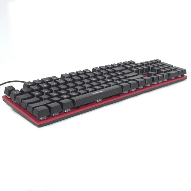 Механическая игровая клавиатура Cyberpunk CP-110 с RGB подсветкой и металлической основой - изображение 5