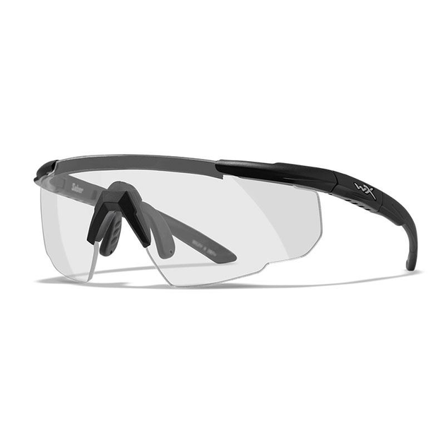 Балістичні окуляри для стрільби Wiley X SABRE ADV Clear Matte Black Frame 2 лінзи з сумкою та шнурочком - зображення 2