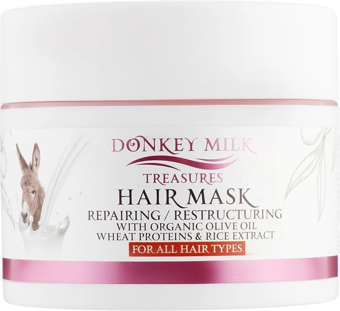 Pharmaid Donkey Milk Hair Mask Восстанавливающая маска с молоком ослицы 200ml (820520-88216) 